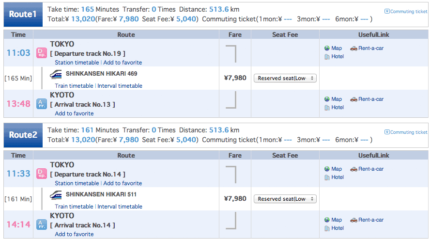 Hyperdia Planning Your Japan Rail Pass Itinerary Japan Trip