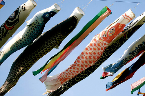Carp Flags on Childrens' Day | © chaojikazu via Flickr