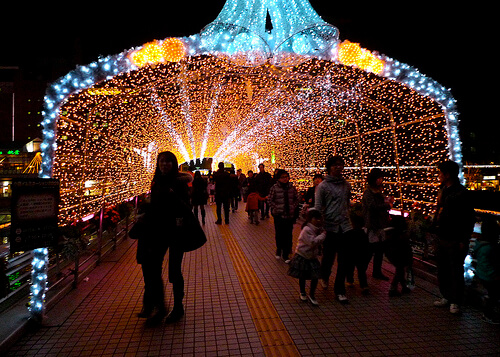Christmas lights in Kokura | © isado via Flickr